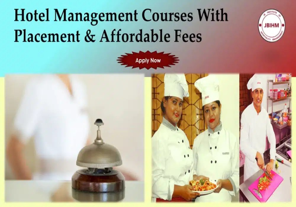 Placement and Affordable Hotel Management Course Fees