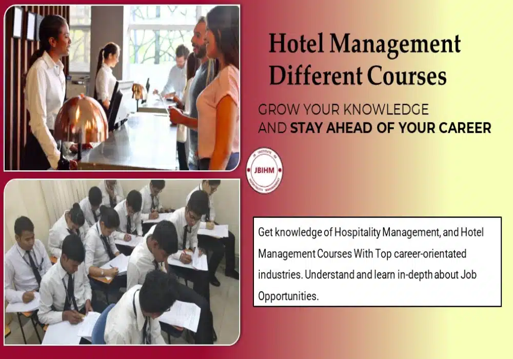 Hotel Management Courses Duration and related details