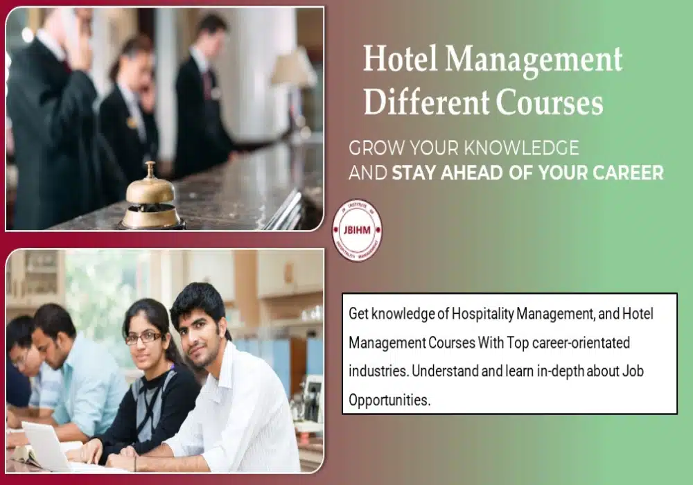 Hotel Management Courses Duration and related details